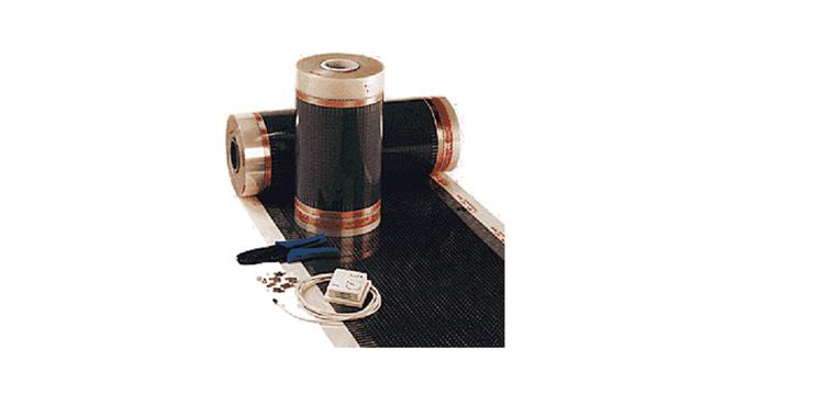 Eco Radiator foil 400 x 50cm - Film isolant chauffant - Fixation à  l'arrière du